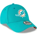 niebieska-zakrzywiona-regulowana-czapka-dziecieca-9forty-the-league-miami-dolphins-nfl-new-era