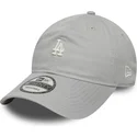 szara-zakrzywiona-czapka-regulowana-9twenty-mini-logo-washed-los-angeles-dodgers-mlb-od-new-era