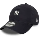 granatowa-zakrzywiona-czapka-regulowana-9twenty-mini-logo-washed-new-york-yankees-mlb-new-era
