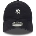 granatowa-zakrzywiona-czapka-regulowana-9twenty-mini-logo-washed-new-york-yankees-mlb-new-era