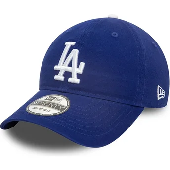 Niebieska zakrzywiona czapka regulowana 9TWENTY Core Classic Los Angeles Dodgers MLB od New Era