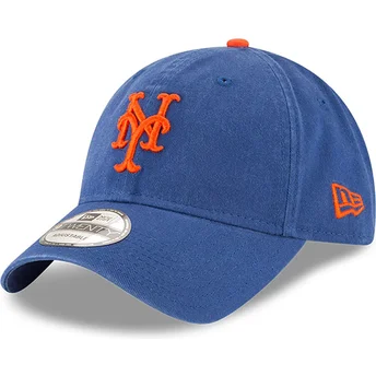 Regulowana niebieska czapka z daszkiem 9TWENTY Core Classic New York Mets MLB marki New Era