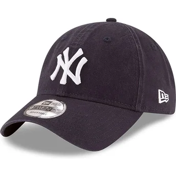 Regulowana granatowa czapka z zakrzywionym daszkiem 9TWENTY Core Classic New York Yankees MLB od New Era