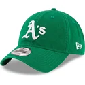 zielona-regulowana-czapka-z-zakrzywionym-daszkiem-9twenty-core-classic-oakland-athletics-mlb-marki-new-era