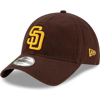 Brązowa regulowana czapka z zakrzywionym daszkiem 9TWENTY Core Classic San Diego Padres MLB New Era