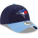 granatowa-zakrzywiona-czapka-z-regulacja-9twenty-core-classic-toronto-blue-jays-mlb-new-era