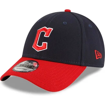 Czapki zakrzywiona granatowy taśma regulowana 9FORTY The League Cleveland Guardians MLB New Era