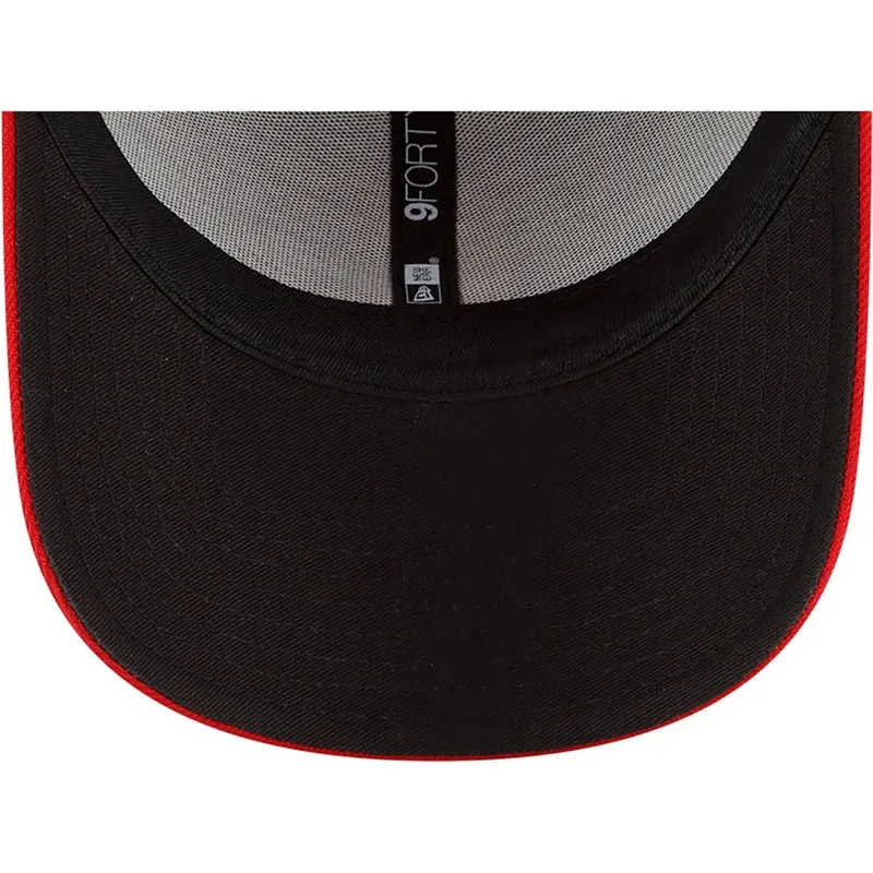 granatowo-czerwona-regulowana-czapka-z-daszkiem-9forty-the-league-cleveland-guardians-mlb-new-era