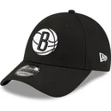 czarna-zakrzywiona-regulowana-czapka-9forty-the-league-brooklyn-nets-nba-od-new-era