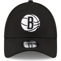 czarna-zakrzywiona-regulowana-czapka-9forty-the-league-brooklyn-nets-nba-od-new-era