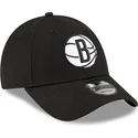 czarna-zakrzywiona-regulowana-czapka-9forty-the-league-brooklyn-nets-nba-od-new-era