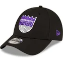 czarna-zakrzywiona-regulowana-czapka-9forty-the-league-sacramento-kings-nba-od-new-era
