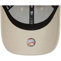 bezowa-czapka-z-zakrzywionym-daszkiem-regulowana-z-bialym-logo-9forty-league-essential-new-york-yankees-mlb-od-new-era