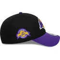 czapki-curva-czarny-tasma-regulowana-9forty-side-patch-los-angeles-lakers-nba-new-era