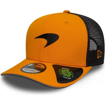 Czapka trucker pomarańczowo-czarna 9SEVENTY Stretch Snap McLaren Racing Formula 1 od New Era
