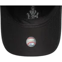 czarna-regulowana-damska-czapka-z-zakrzywionym-daszkiem-z-czarnym-logo-9twenty-bow-back-new-york-yankees-mlb-od-new-era