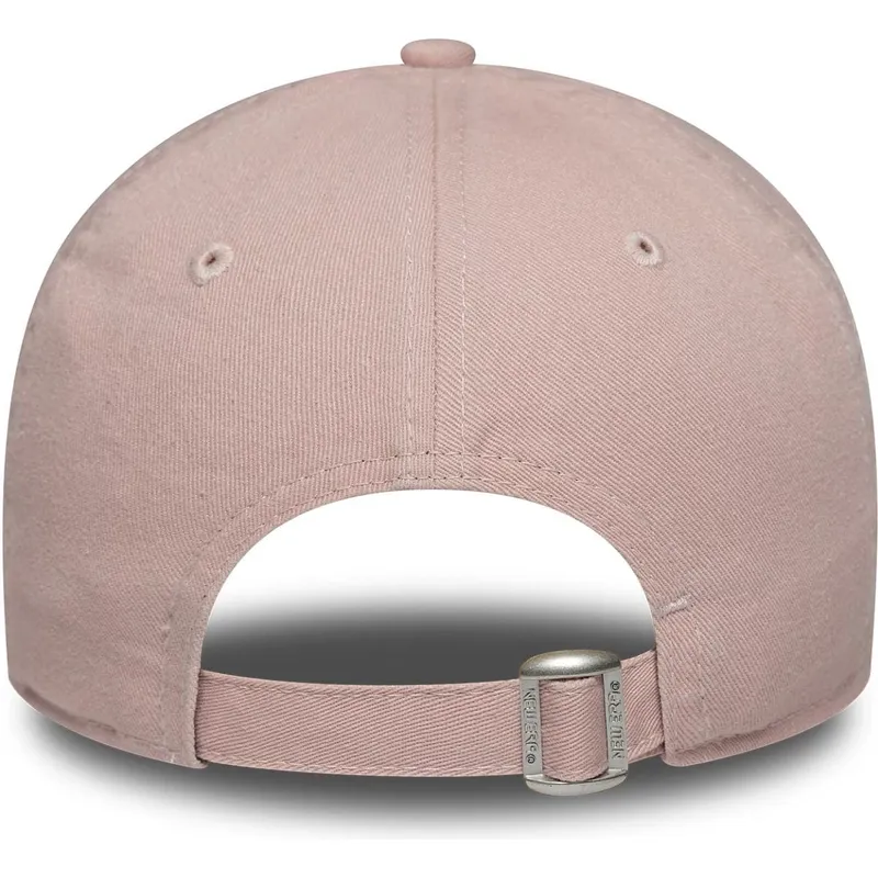 rozowa-regulowana-czapka-z-zakrzywionym-daszkiem-dla-kobiet-z-rozowym-logo-9twenty-mini-washed-new-york-yankees-mlb-new-era