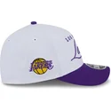biala-i-fioletowa-zakrzywiona-czapka-snapback-9forty-m-crown-draft-2025-los-angeles-lakers-nba-new-era