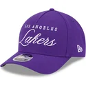 fioletowa-czapka-z-zakrzywionym-daszkiem-snapback-9forty-m-crown-draft-2025-los-angeles-lakers-nba-od-new-era