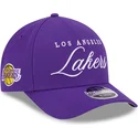 fioletowa-czapka-z-zakrzywionym-daszkiem-snapback-9forty-m-crown-draft-2025-los-angeles-lakers-nba-od-new-era