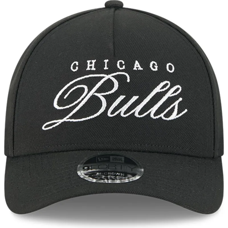 czarna-czapka-z-zakrzywionym-daszkiem-snapback-9forty-m-crown-draft-2025-chicago-bulls-nba-new-era