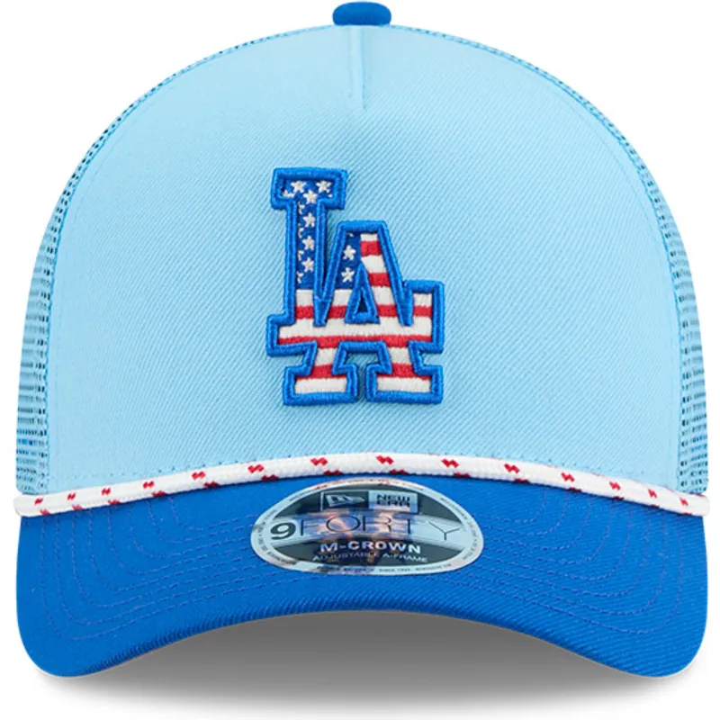 czapka-trucker-niebieska-9forty-m-crown-a-frame-4th-july-los-angeles-dodgers-mlb-new-era
