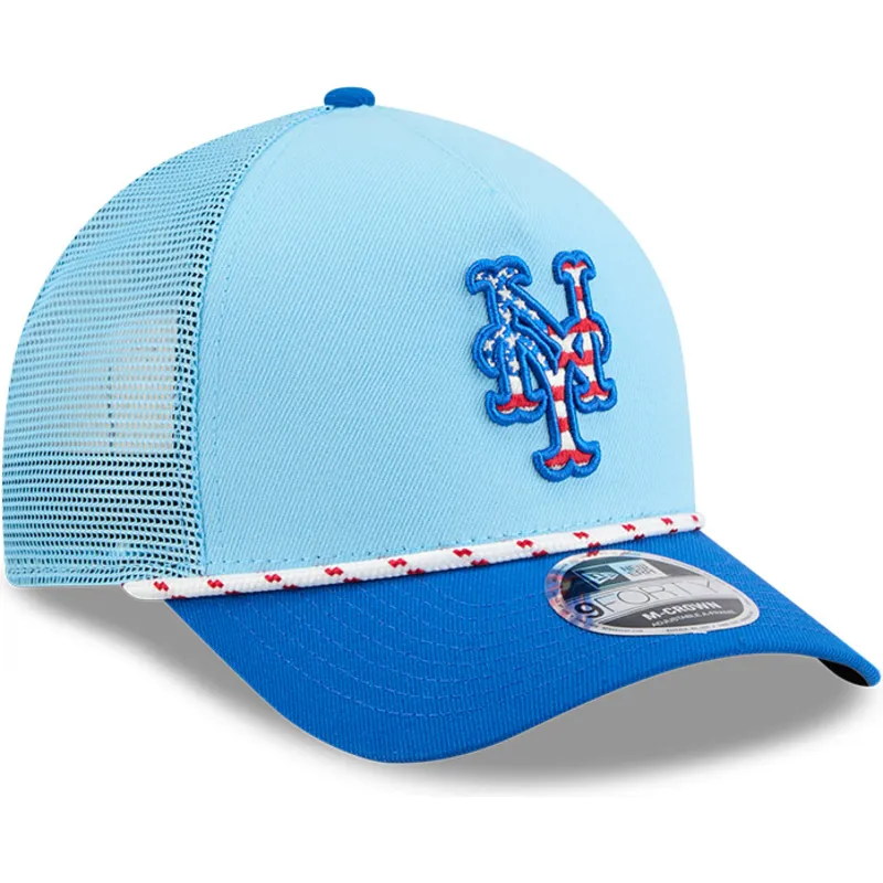 czapka-trucker-niebieska-9forty-m-crown-a-frame-4th-july-new-york-mets-mlb-new-era czapka-trucker-niebieska-9forty-m-crown-a-frame-4th-july-new-york-mets-mlb-new-era