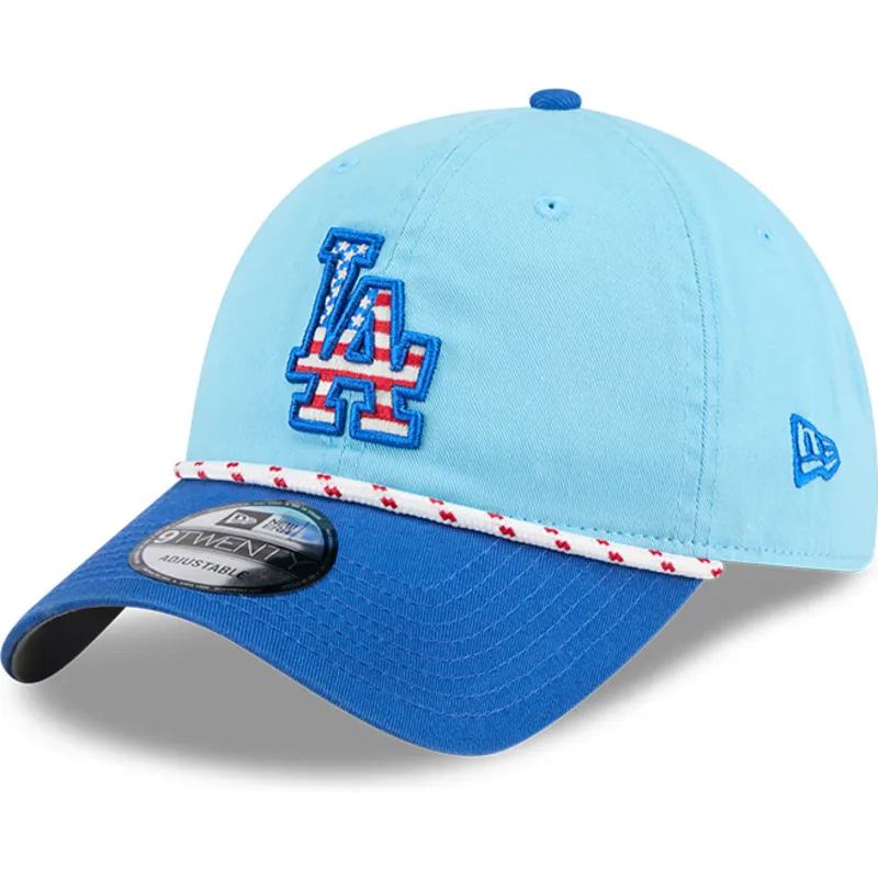 niebieska-regulowana-czapka-z-daszkiem-9twenty-4th-july-los-angeles-dodgers-mlb-new-era