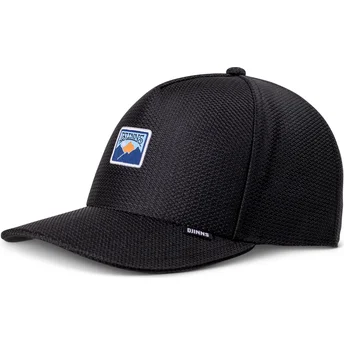 Czarna zakrzywiona czapka snapback Mountain HFT Perfo od Djinns