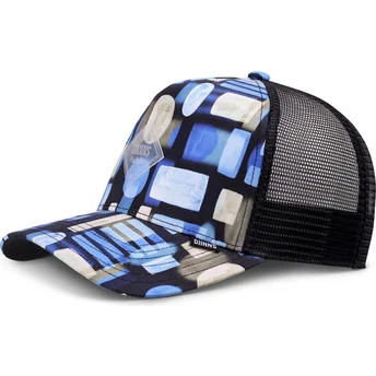 Czapka trucker niebiesko-czarna ShirtFab 1 HFT od Djinns