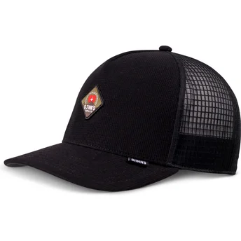 Czarna czapka trucker Mountain HFT Waffle od Djinns