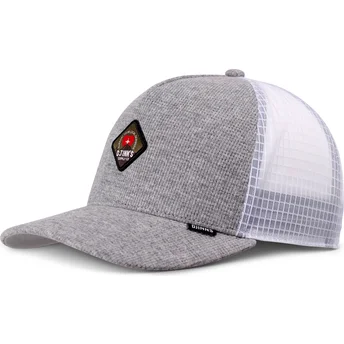 Szara czapka trucker Mountain HFT Waffle od Djinns