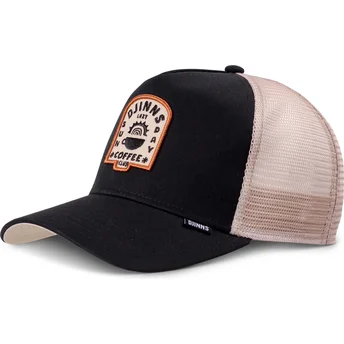 Czapka trucker czarno-beżowa HFT Lazy Sunday od Djinns
