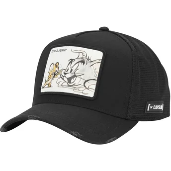 Czarna czapka trucker Tom i Jerry TAJ PCT Looney Tunes od Capslab