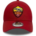 czerwona-zakrzywiona-regulowana-czapka-9forty-core-associazione-sportiva-roma-serie-a-od-new-era