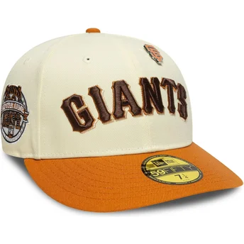 Beżowo-pomarańczowa zakrzywiona czapka 59FIFTY All Star Game Pin San Francisco Giants MLB od New Era