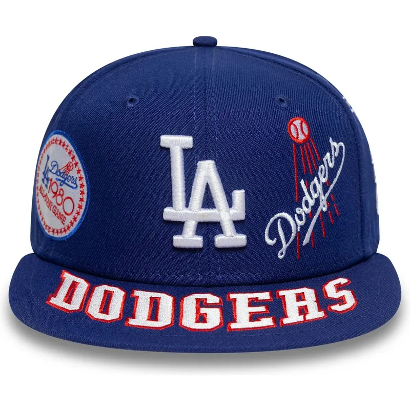 plaska-niebieska-dopasowana-czapka-59fifty-all-over-los-angeles-dodgers-mlb-new-era
