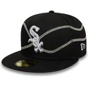 czarna-dopasowana-czapka-z-daszkiem-59fifty-chain-wrap-chicago-white-sox-mlb-new-era