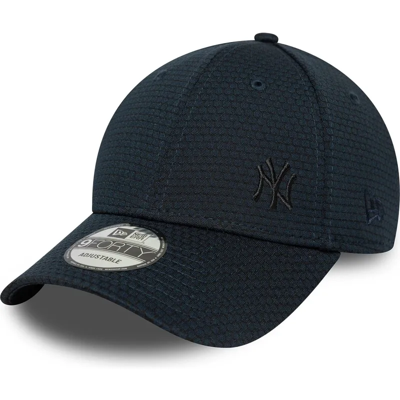 granatowa-zakrzywiona-czapka-snapback-z-niebieskim-logo-9forty-flawless-mesh-new-york-yankees-mlb-new-era