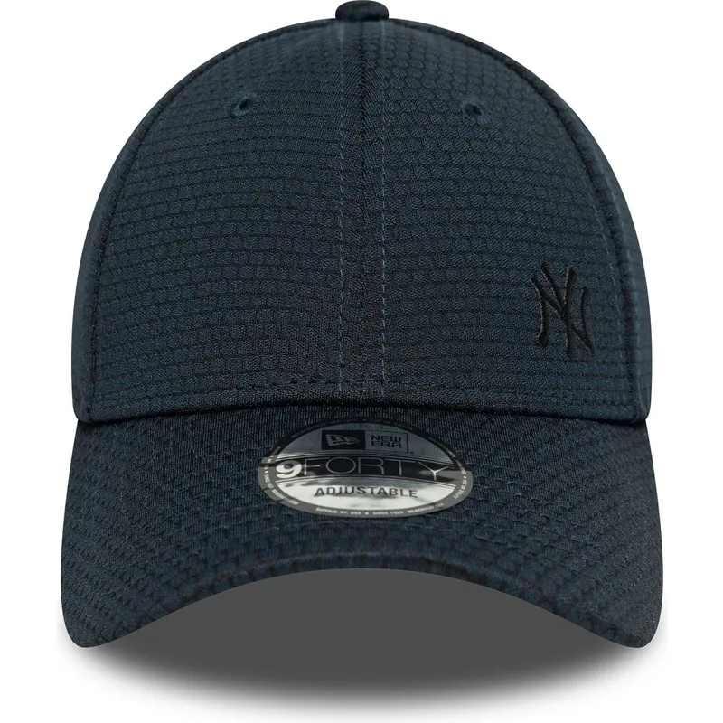 granatowa-zakrzywiona-czapka-snapback-z-niebieskim-logo-9forty-flawless-mesh-new-york-yankees-mlb-new-era