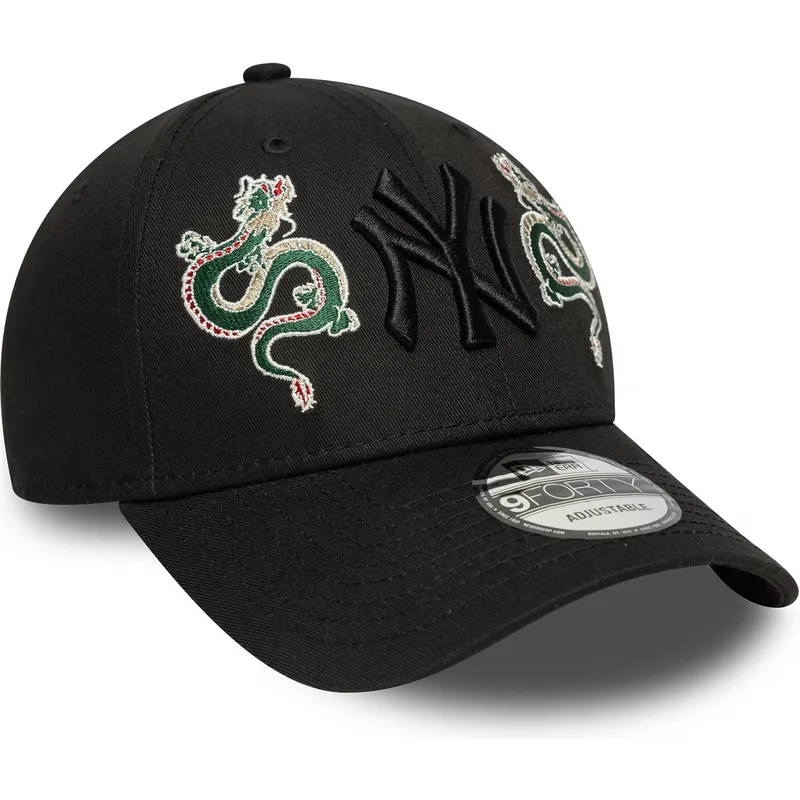 czarna-regulowana-czapka-z-zakrzywionym-daszkiem-z-czarnym-logo-9forty-icon-dragon-new-york-yankees-mlb-new-era
