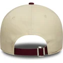 bezowo-bordowa-regulowana-czapka-z-daszkiem-9twenty-z-garfieldem-i-odiem-od-new-era