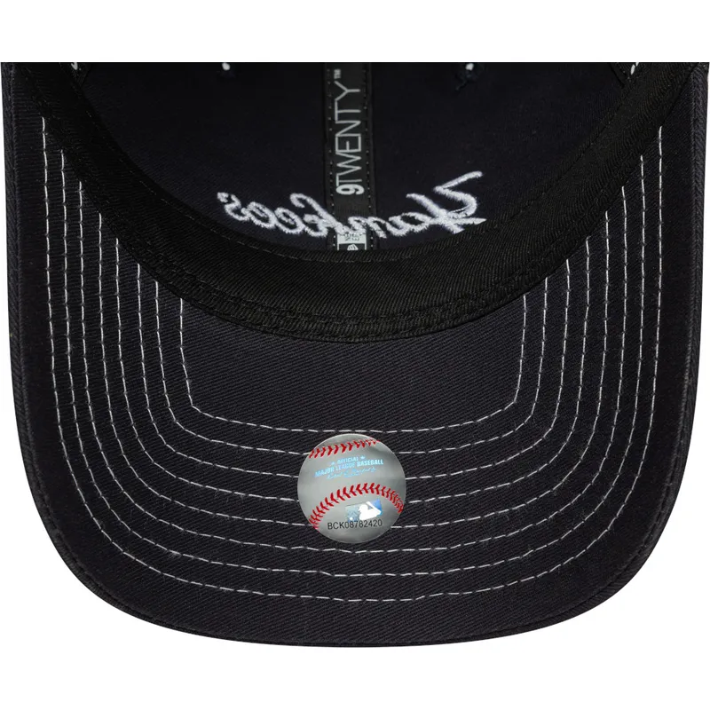 granatowa-zakrzywiona-czapka-z-regulacja-9twenty-contrast-stitch-new-york-yankees-mlb-new-era