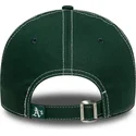 zielona-regulowana-czapka-z-zakrzywionym-daszkiem-9twenty-contrast-stitch-oakland-athletics-mlb-new-era