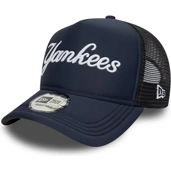 Czapka trucker granatowa A Frame Script New York Yankees...