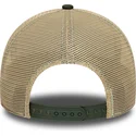 czapka-trucker-brazowo-zielona-a-frame-animal-patch-z-bawolem-new-era