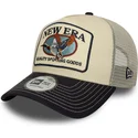 czapka-trucker-bezowa-i-granatowa-a-frame-animal-patch-z-kaczka-new-era