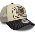 czapka-trucker-bezowa-i-granatowa-a-frame-animal-patch-z-kaczka-new-era
