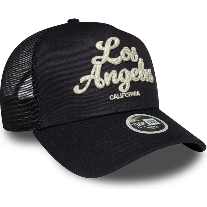 granatowa-czapka-trucker-damska-a-frame-city-los-angeles-new-era