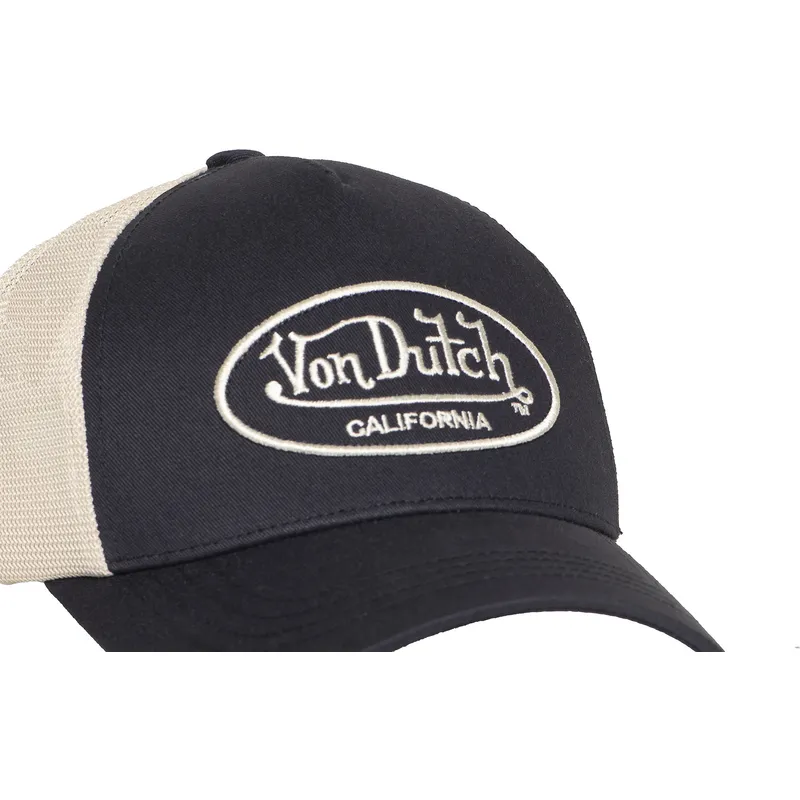 czapka-trucker-czarna-i-bezowa-regulowana-lof-b31-von-dutch